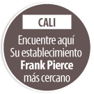 CALI Encuentre aqu  su establecimiento Frank Pierce ms cercano