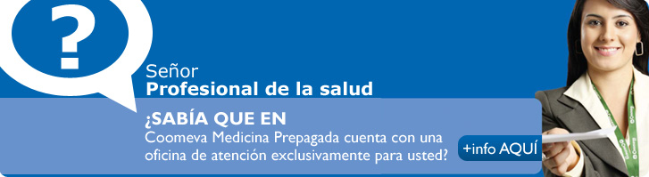 Oficinas de atenci&oacute;n al profesional de la salud de Coomeva MP