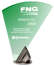 Premio al Emprendimiento otorgado por el Fondo Nacional de Garant�as 2008
