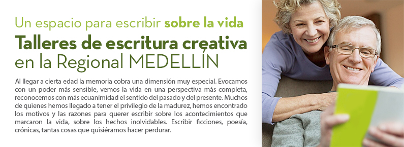 Talleres de escritura creativa en la Regional Medellín