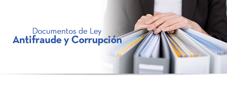 Documentos de Ley  Antifraude y Corrupcin